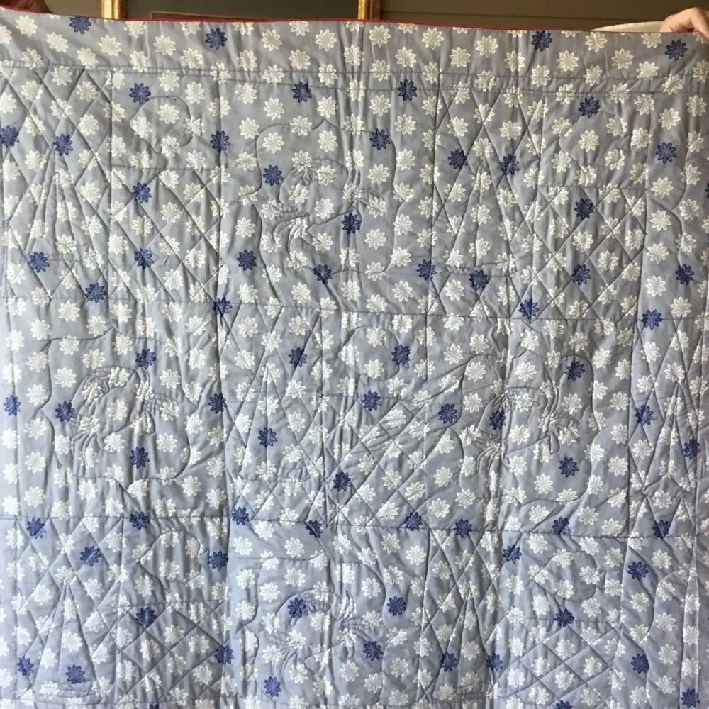 NWT. Hand Crafted Nautical Lap Quilt